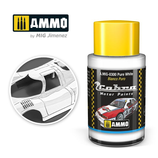 AMMO COBRA MOTOR PURE WHITE 0300