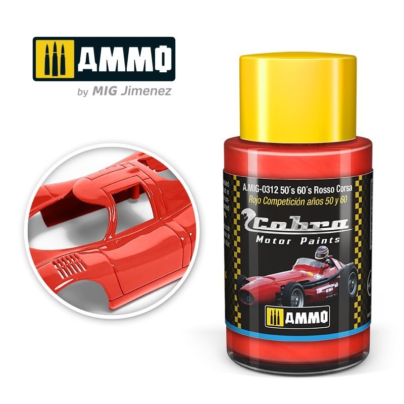 AMMO COBRA 50/60'S ROSSO CORSA 0312