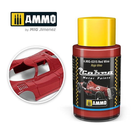 AMMO COBRA MOTOR RED WINE 0315