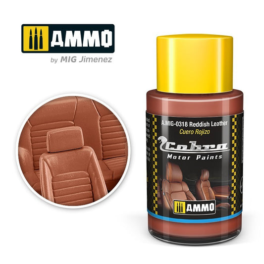 AMMO COBRA REDDISH LEATHER 0318