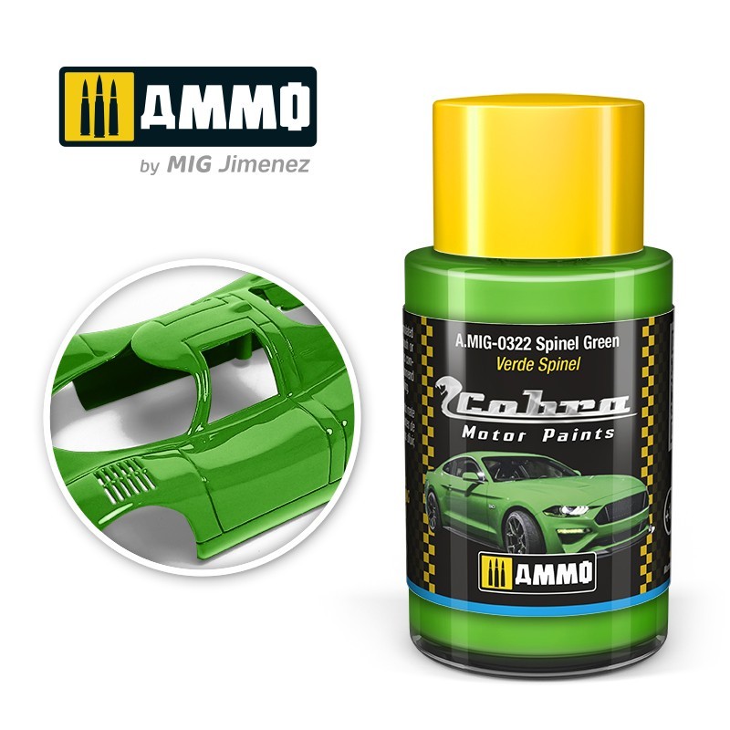 AMMO COBRA MOTOR SPINEL GREEN 0322