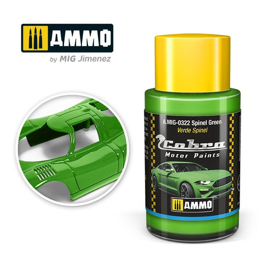 AMMO COBRA MOTOR SPINEL GREEN 0322