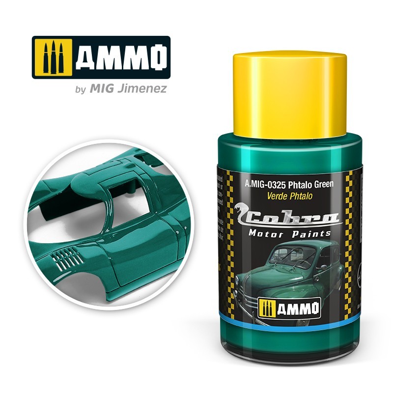AMMO COBRA MOTOR PHTALO GREEN 0325