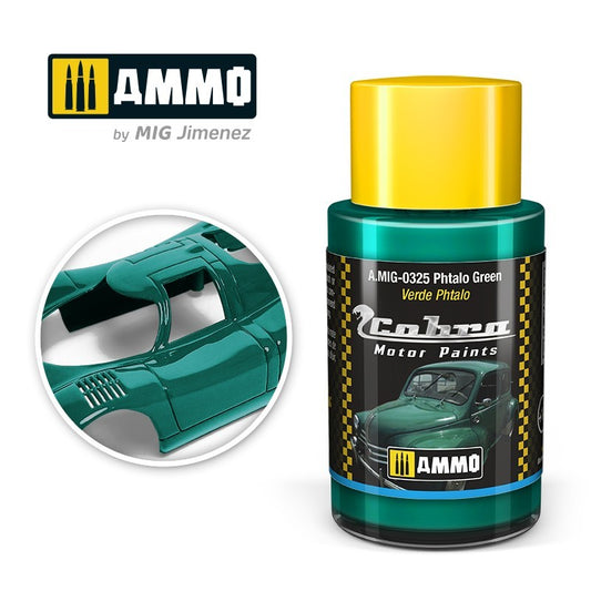 AMMO COBRA MOTOR PHTALO GREEN 0325