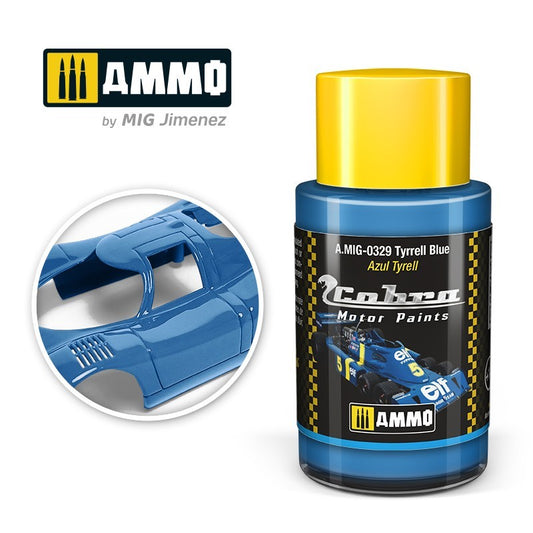AMMO COBRA MOTOR TYRELL BLUE 0329
