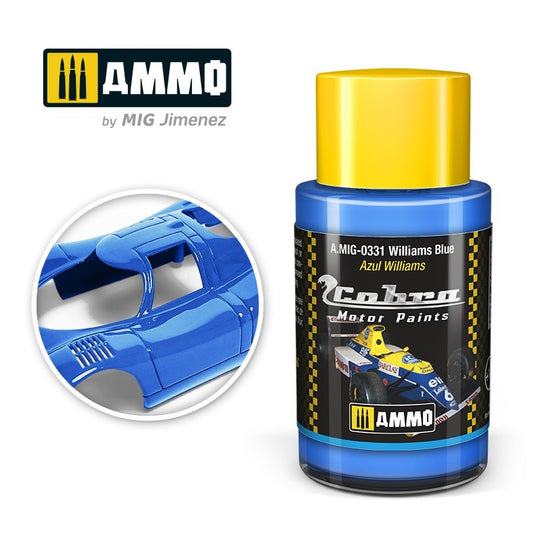AMMO COBRA MOTOR WILLIAMS BLUE 0331