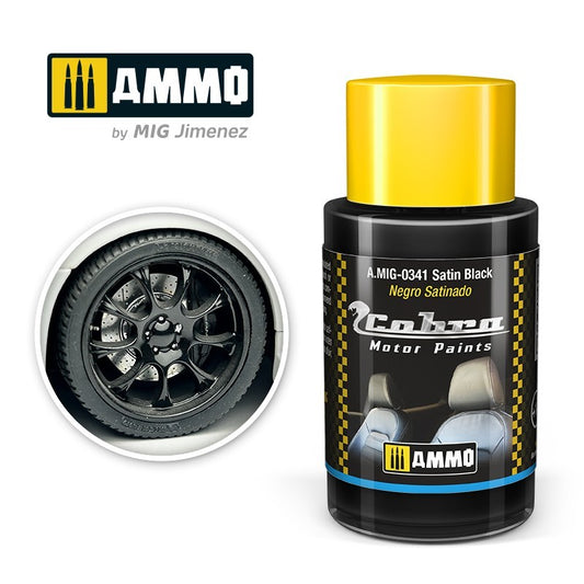AMMO COBRA MOTOR SATIN BLACK 0341