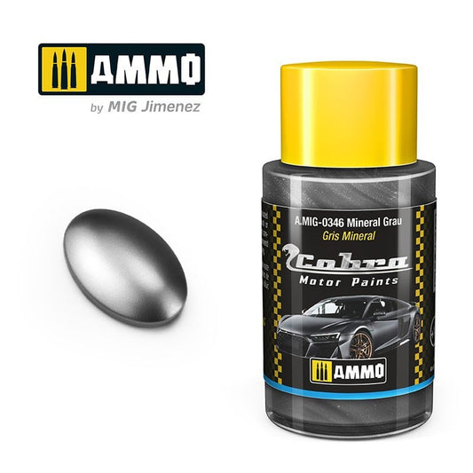 AMMO COBRA MOTOR MINERAL GRAY 0346