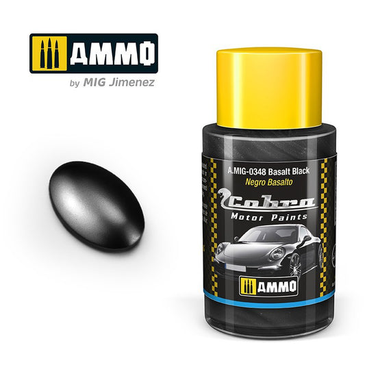 AMMO COBRA MOTOR BASALT BLACK 0348