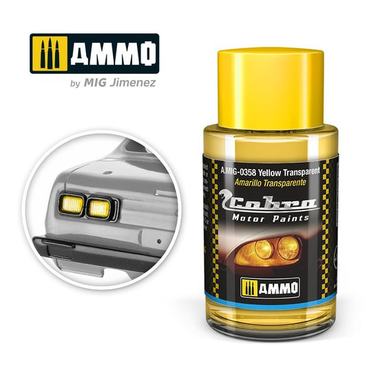 AMMO COBRA YELLOW TRANSPARENT 0358