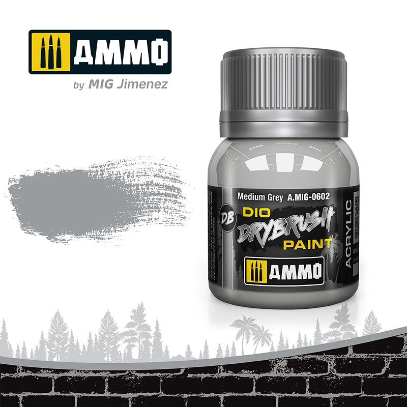 AMMO MEDIUM GREY DRYBRUSH 0602