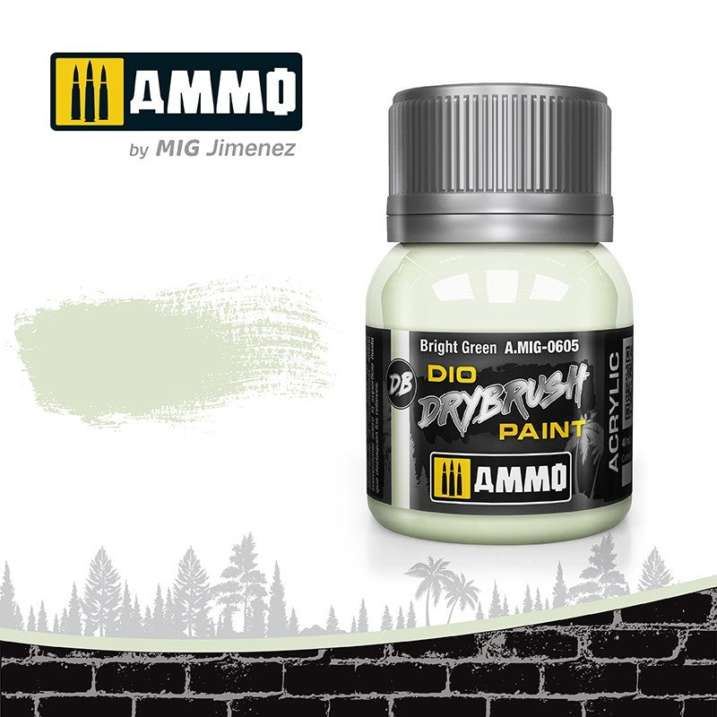 AMMO BRIGHT GREEN DRYBRUSH 0605