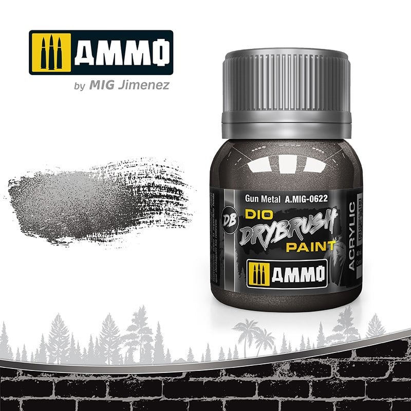 AMMO GUN METAL DRYBRUSH 0622