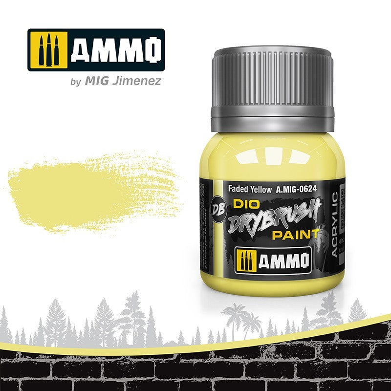 AMMO FADED YELLOW DRYBRUSH 0624