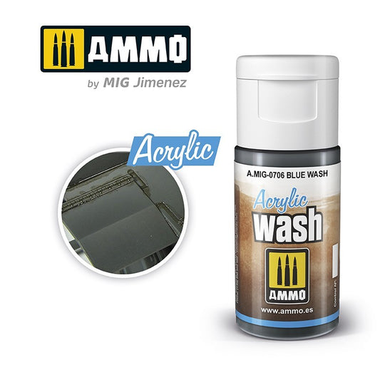 AMMO BLUE WASH ACRYLIC 0706