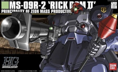 Bandai 1/144 HGUC #043 MS-09R-2 Rick Dom II "Mobile Suit Gundam 0080: War in the Pocket" - 1123713