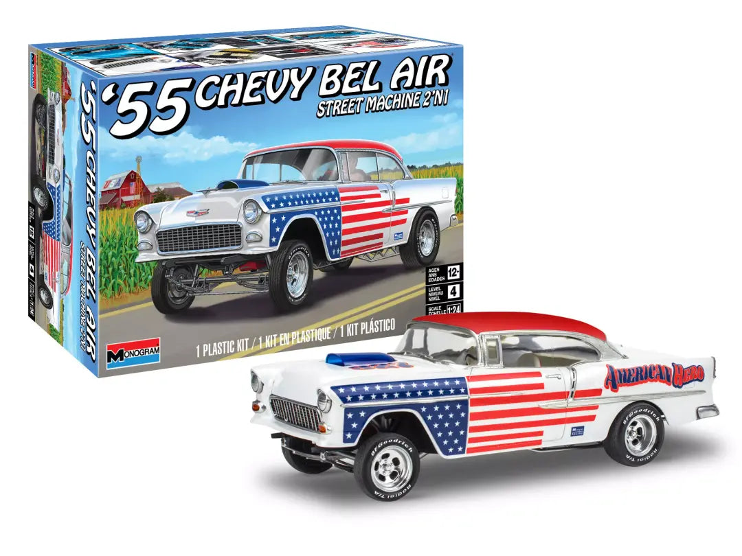 Revell 1/24 '55 Chevy Bel Air Street Machine 2N1