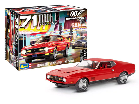 Revell 1/25 '71 Ford Mustang Mach 1 429 "James Bond" 007 Diamonds Are Forever