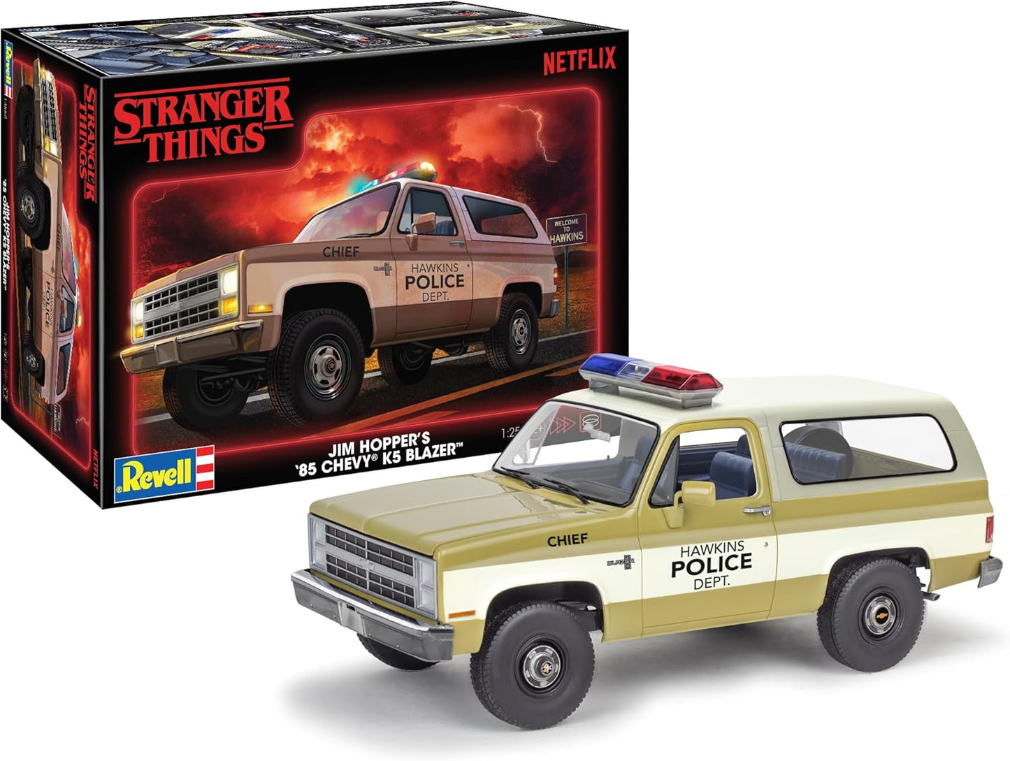 Revell 1/25 Jim Hopper's '85 Chevy K5 Blazer - Strange things