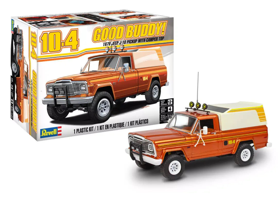 Revell 1/25 ‘79 Jeep J-10 Pickup with Camper Top