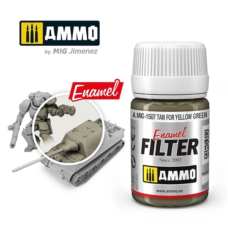 AMMO FILTER Tan for Yellow Green 1507