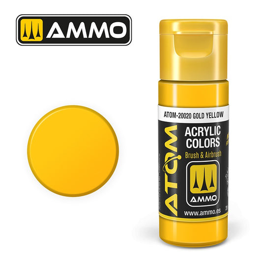AMMO ATOM COLOR GOLD YELLOW 20020
