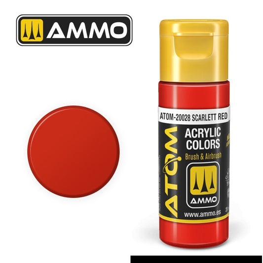 AMMO ATOM COLOR SCARLET RED 20028