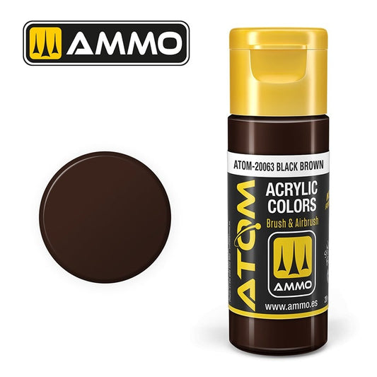 AMMO ATOM COLOR BLACK BROWN 20063