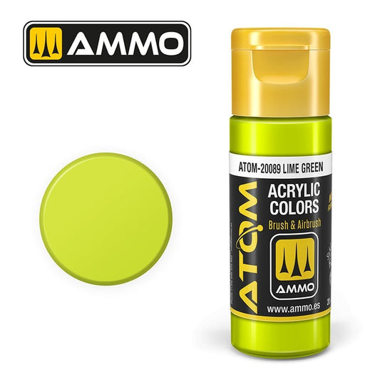 AMMO ATOM COLOR LIME GREEN 20089
