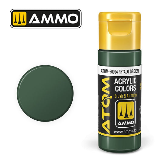 AMMO ATOM COLOR PHTALO GREEN 20094