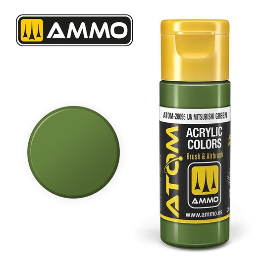 AMMO ATOM COLOR IJA MITSUBISHI GREEN 20095