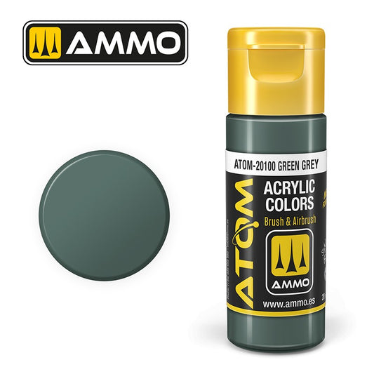 AMMO ATOM COLOR GREEN GREY 20100