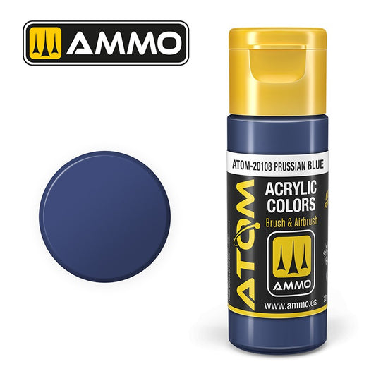 AMMO ATOM COLOR PRUSSIAN BLUE 20108