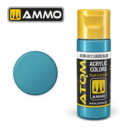 AMMO ATOM COLOR GREEN BLUE 20113