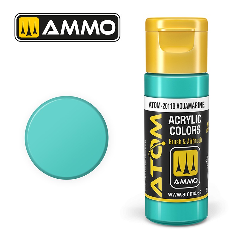 AMMO ATOM COLOR AQUAMARINE 20116