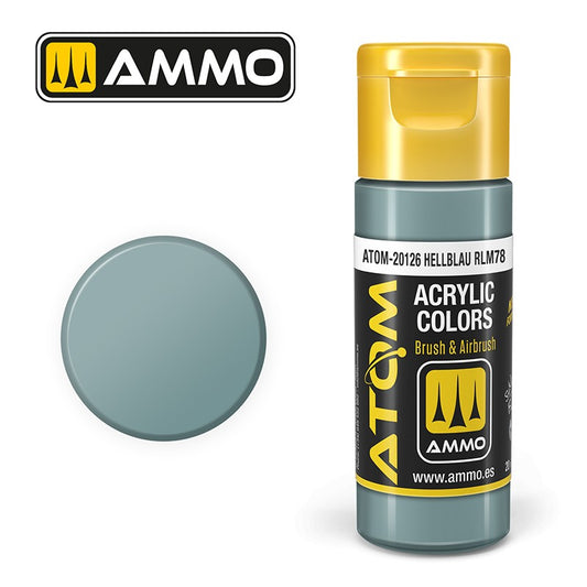 AMMO ATOM COLOR HELLBLAU RLM78 20126