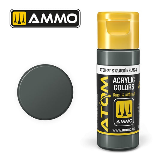 AMMO ATOM COLOR GRAUGRUN RLM74 20157