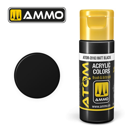 AMMO ATOM COLOR MATT BLACK 20163