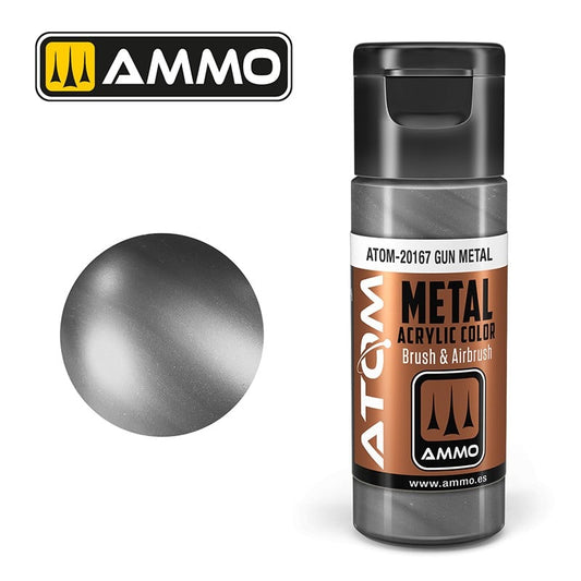 AMMO ATOM METALLIC GUN METAL 20167