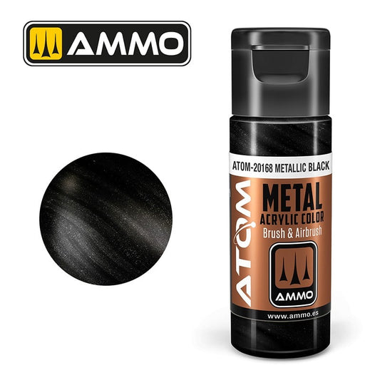 AMMO ATOM METALLIC BLACK 20168