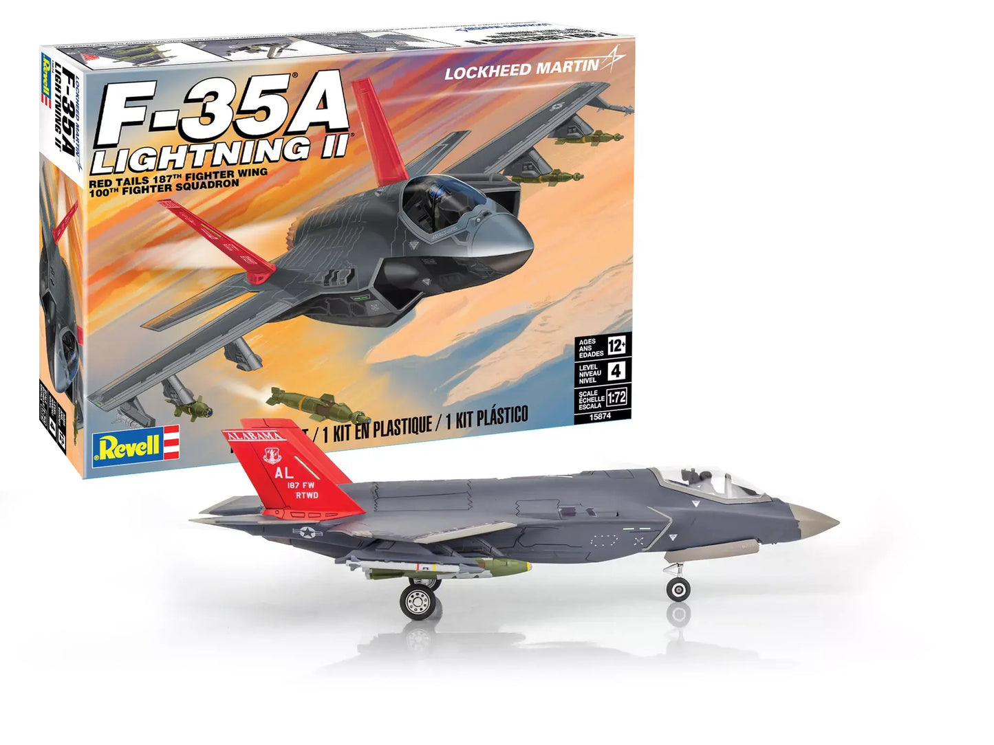 Revell 1/72 F-35A Lightning II Model Kit - RMX15874