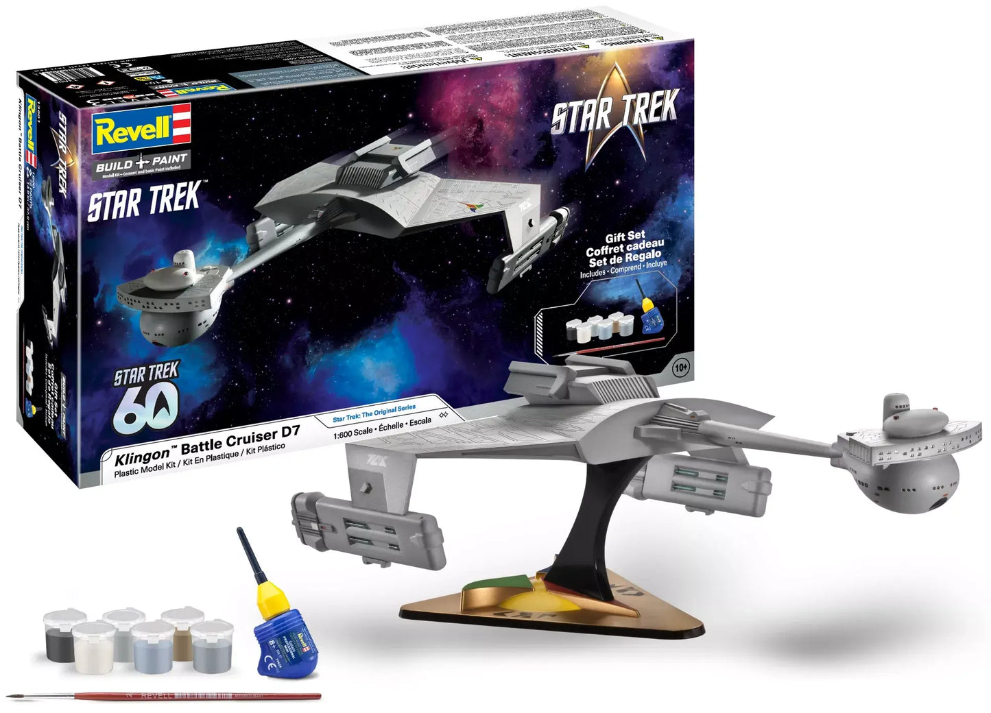 Revell 1/600 Star Trek Klingon Battle Cruiser D7 Model Kit - RMX13601