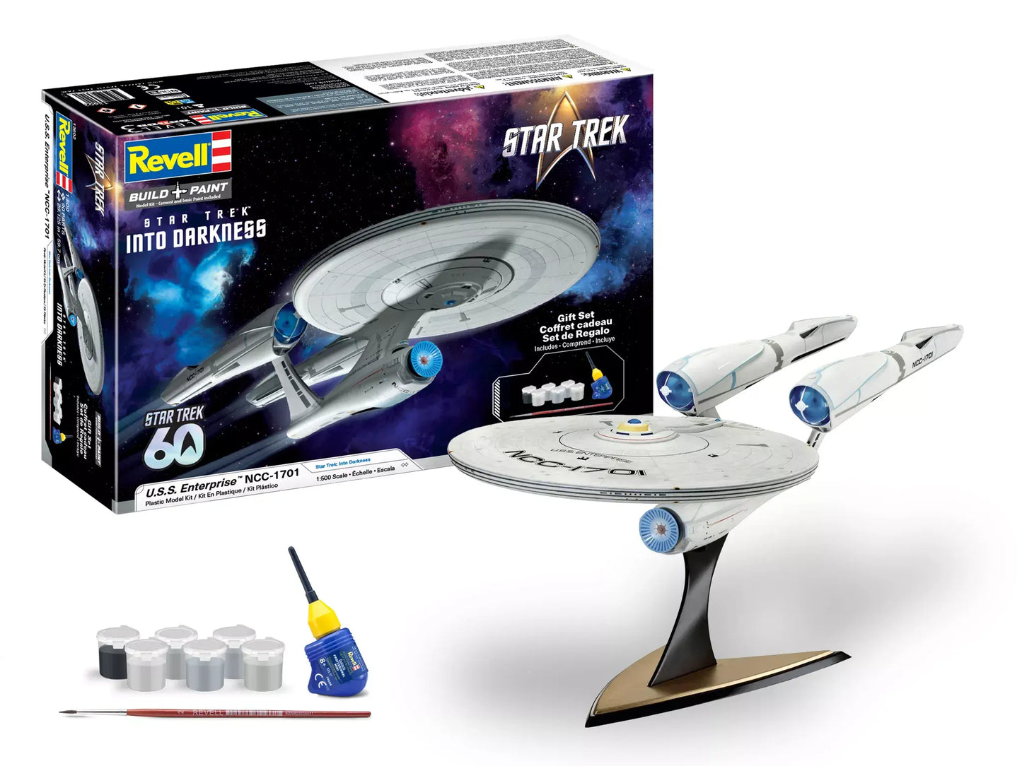 Revell 1/500 Star Trek Into Darkness U.S.S. Enterprise NCC-1701 Model Kit - RMX13602