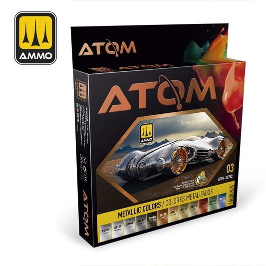 AMMO ATOM Metallic Colors Set 20702