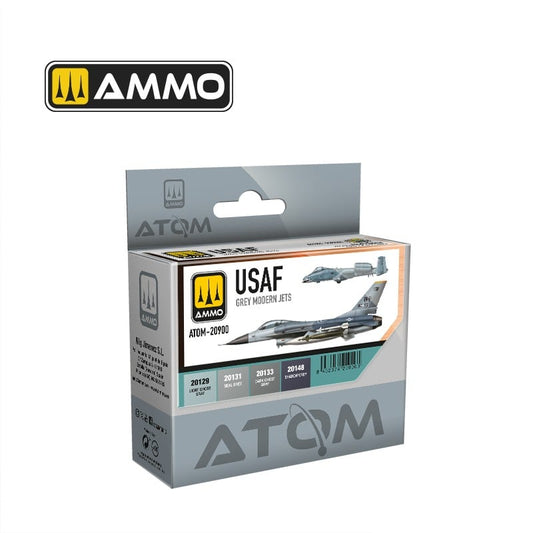 AMMO ATOM USAF Grey Modern Jets Colors Set 20900