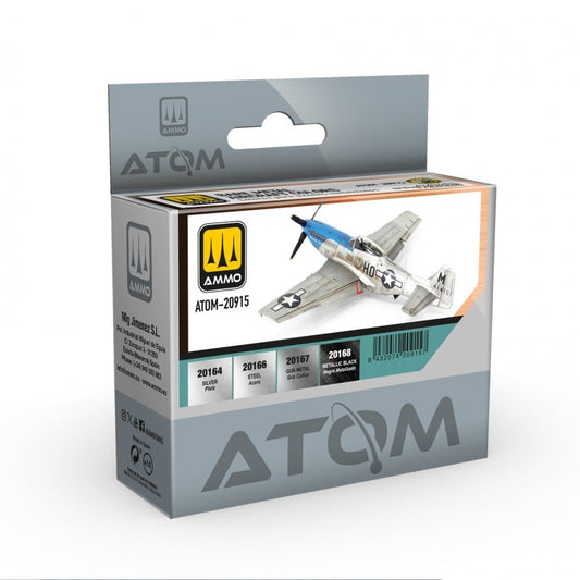 AMMO ATOM BARE METAL AIRCRAFT COLORS SET 20915