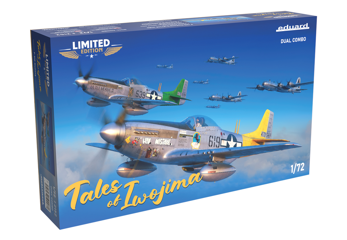 Eduard 1/72 P-51D Tales of Iwojima Limited Edition Dual Combo - 2152