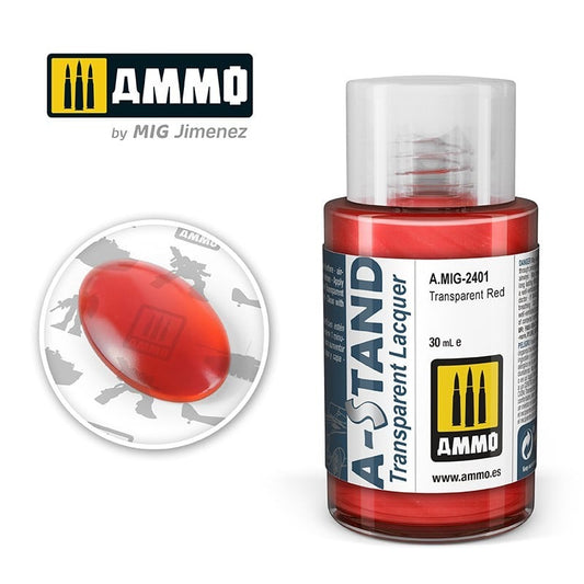 AMMO A-STAND TRANSPARENT RED 2401