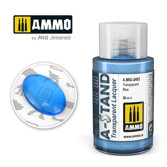 AMMO A-STAND TRANSPARENT BLUE 2403