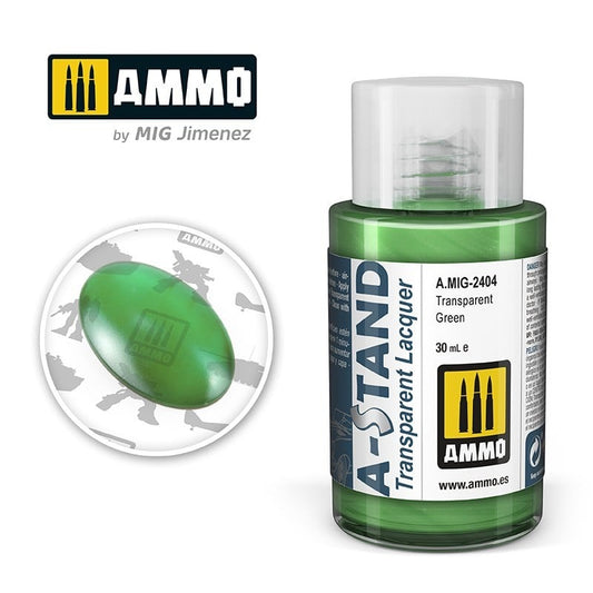 AMMO A-STAND TRANSPARENT GREEN 2404